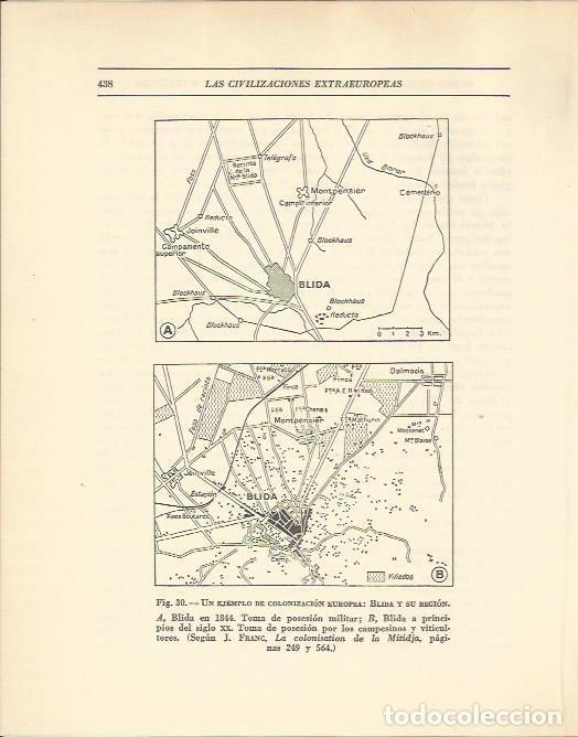 Cartes Postales: LAMINA 20912: Mapa de la colonizacion de Blida y su region - Maurice Crouzet
