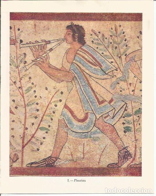 Postais: LAMINA 20817: Flautista - Maurice Crouzet