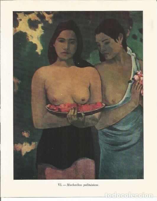 Postcards: LAMINA 20909: Muchachas de Polinesia - Maurice Crouzet