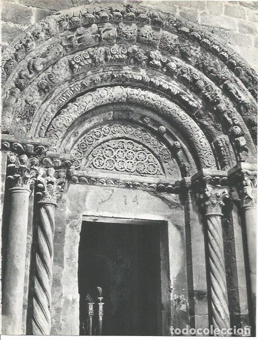 Postcards: LAMINA 20701: Portada de la iglesia de Coustouges - Marcel Durliat