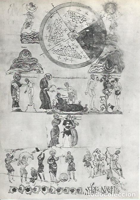 Cartes Postales: LAMINA 20674: Miniaturas de la Biblia de Sant Pere de Rodes - Marcel Durliat