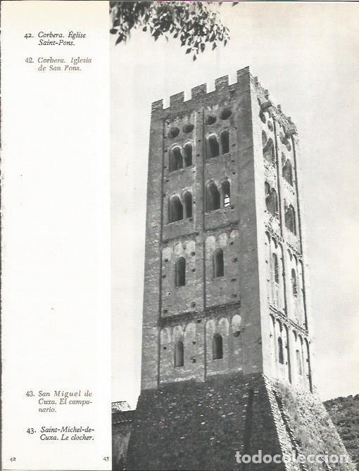 Postcards: LAMINA 20689: Campanario de San Miguel de Cuxa - Marcel Durliat