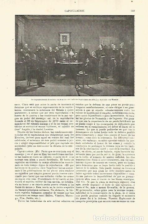 Postcards: LAMINA ESPASA 28275: Las capitulaciones de Donchery por Werner - Varios