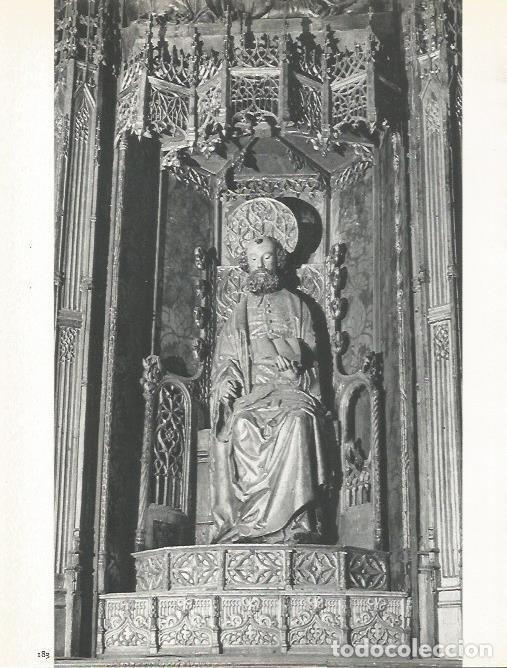 Postales: LAMINA 20740: Retablo de San Pedro en la Catedral de Perpi&ntilde;an - Marcel Durliat