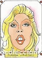 Postales: CROMO 2330: CARICATURAS 22: MARIA JIMENEZ - Varios