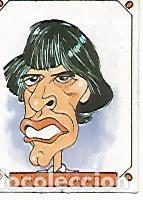 Postales: CROMO 2334: CARICATURAS 22: MICK JAGGER - Varios