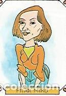 Postkarten: CROMO 2392: CARICATURAS 22: PILAR MIRO - Varios