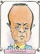 Postales: CROMO 2466: CARICATURAS 22: MANUEL FRAGA - Varios