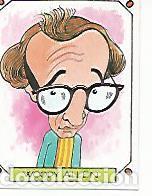 Postales: CROMO 2409: CARICATURAS 22: WOODY ALLEN - Varios