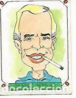Postais: CROMO 2439: CARICATURAS 22: GEORGE PEPPARD - Varios