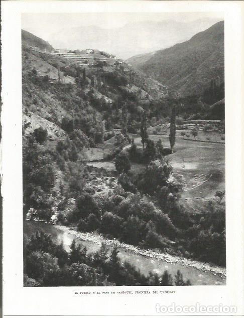 Postales: LAMINA 21684: Pueblo y paso de Arseguel - Josep Pla