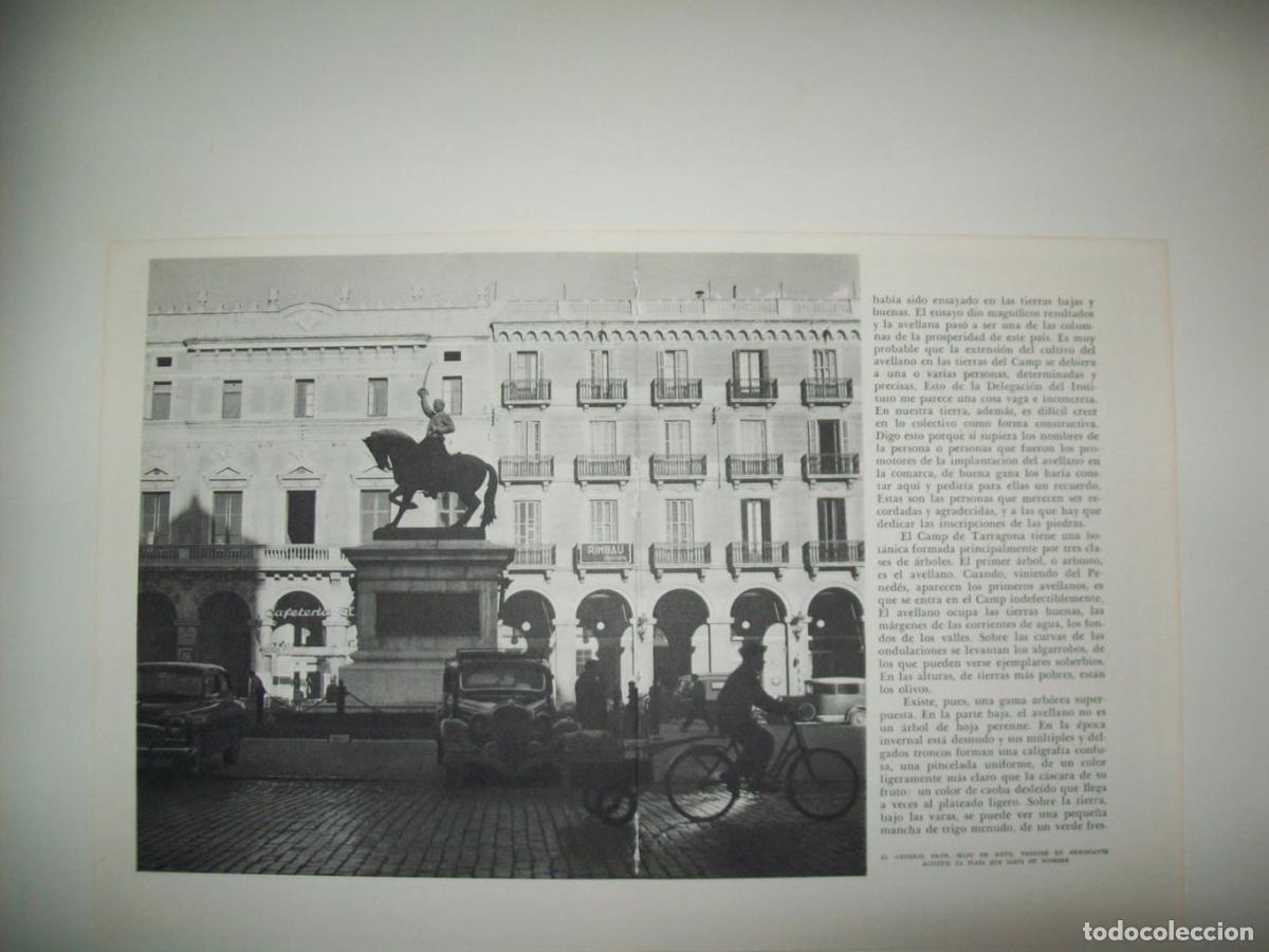 Postales: LAMINA 21755: Monumento al General Prim en Reus - Josep Pla