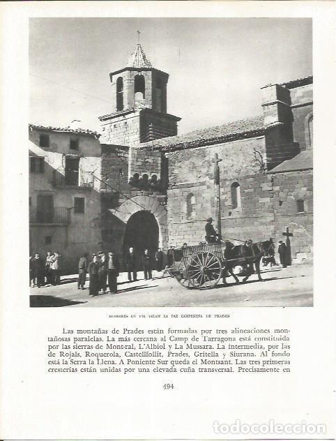 Postales: LAMINA 21735: Plaza de Prades - Josep Pla
