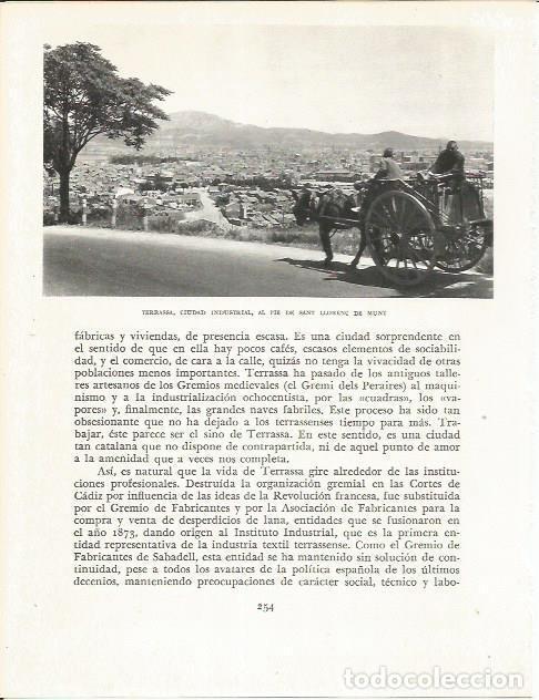 Postales: LAMINA 21638: Vista de Terrassa - Josep Pla