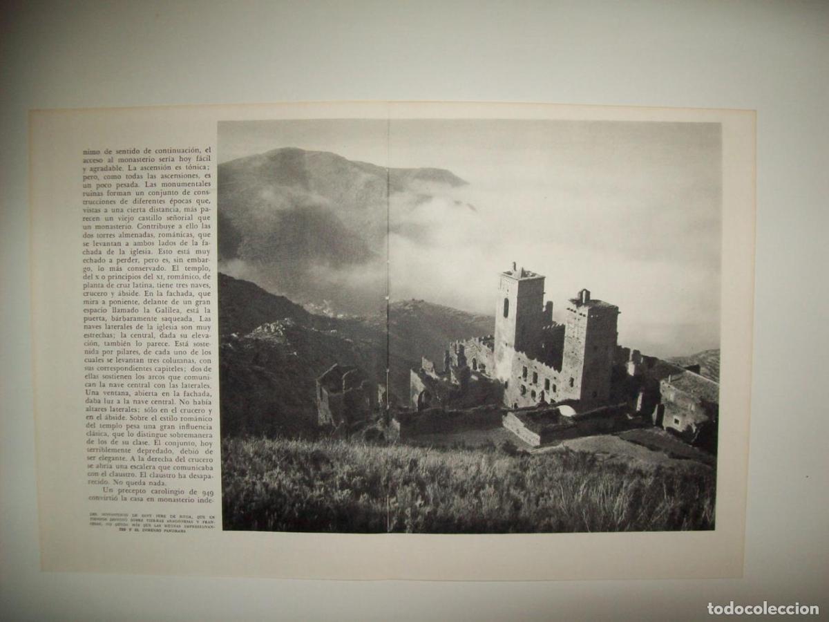 Cartoline: LAMINA 21581: Monasterio de Sant Pere de Roda - Josep Pla