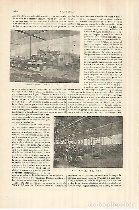 Postkarten: LAMINA ESPASA 28442: Fabrica de cartuchos en Toledo - Varios