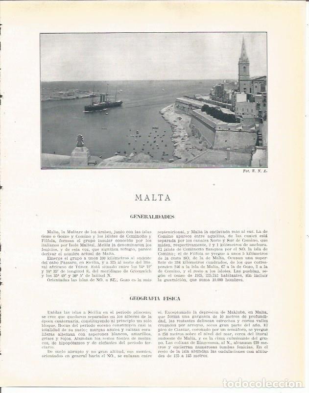 Postcards: LAMINA 20945: Malta - Beltran y Rozpide