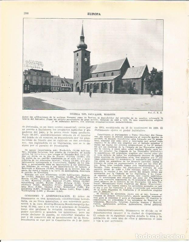 Postais: LAMINA 20996: Iglesia del Salvador en Horsens, Suecia - Beltran y Rozpide