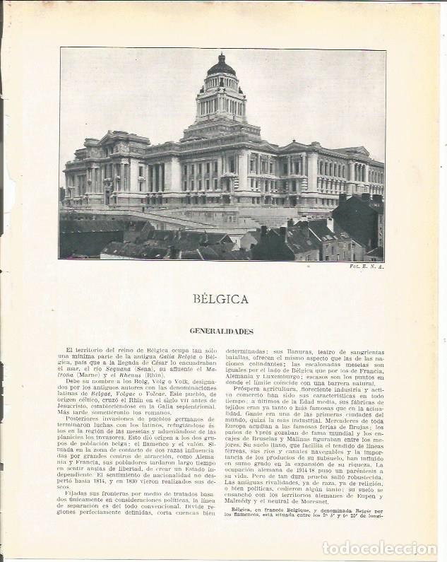 Cartoline: LAMINA 21023: Belgica - Beltran y Rozpide