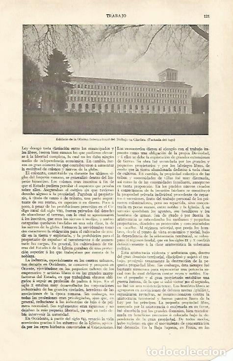 Postales: LAMINA ESPASA 28724: Oficina Internacional del Trabajo en Ginebra - Varios