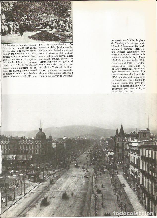 Postkarten: LAMINA 20681: Paseo de Gracia de Barcelona en 1918 - Edmon Valles