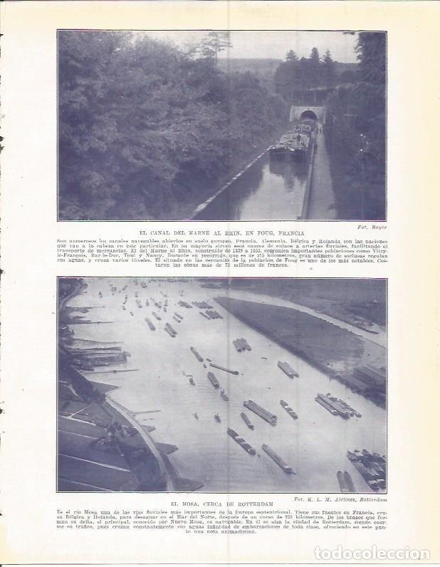 Cartes Postales: LAMINA 20875: El rio Mosa cerca de Rotterdam - Beltran y Rozpide