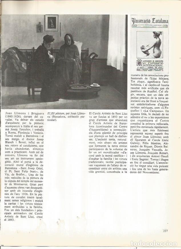 Cartoline: LAMINA 20809: El fill postum, por Joan Llimona - Edmon Valles