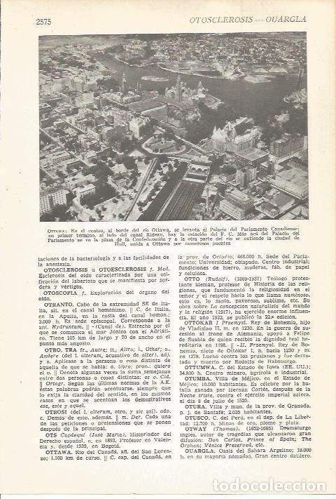 Postais: LAMINA 22482: Vista aerea de Ottawa, Canada - VVAA