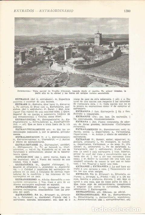 Postais: LAMINA 22185: Vista de Trujillo, Caceres - VVAA