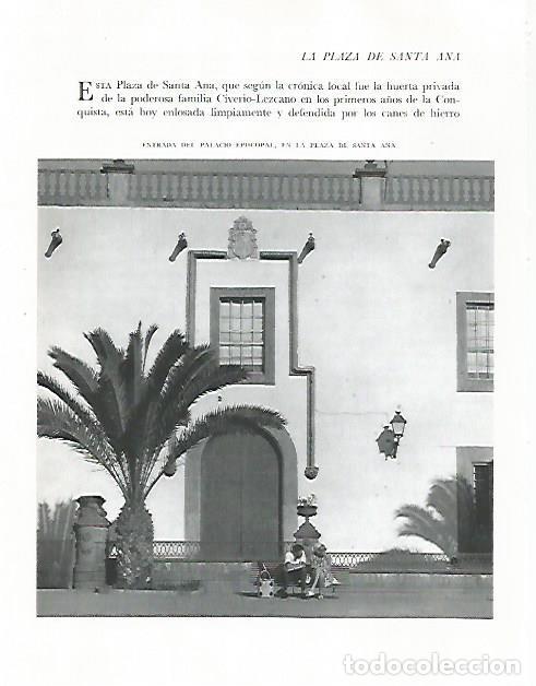 Postcards: LAMINA 10253: Palacio Episcopal en la plaza Santa Ana - Claudio de la Torre