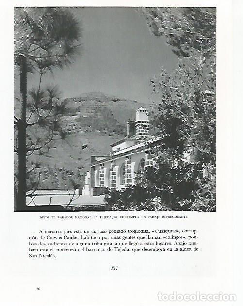 Cartes Postales: LAMINA 10309: Vista desde el Parador Nacional de Tejeda - Claudio de la Torre