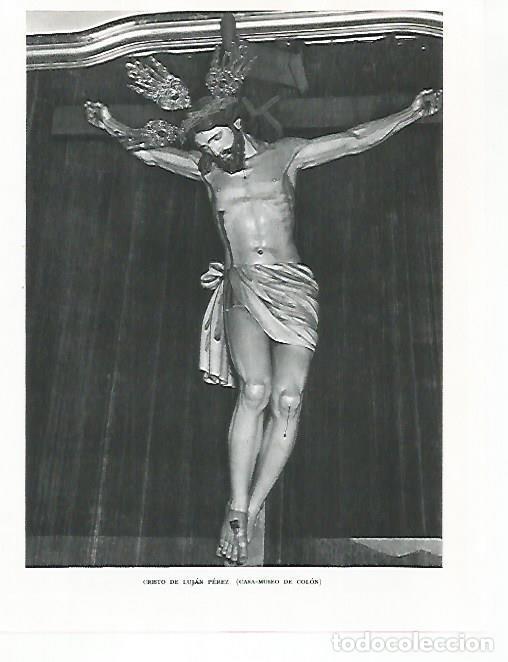 Cartoline: LAMINA 10247: Cristo de Lujan Perez - Claudio de la Torre