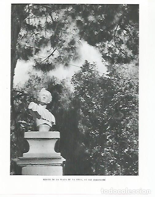 Cartoline: LAMINA 10340: Plaza de la Villa en San Bartolome - Claudio de la Torre