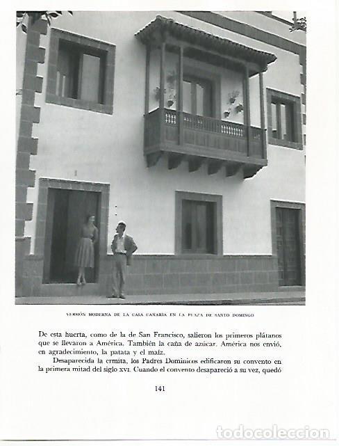 Cartes Postales: LAMINA 10257: Casa canaria en la plaza de Santo Domingo - Claudio de la Torre