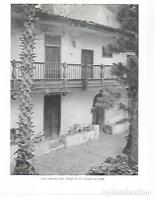 Cartes Postales: LAMINA 10332: Patio principal del Cortijo de San Ignacio en Telde - Claudio de la Torre