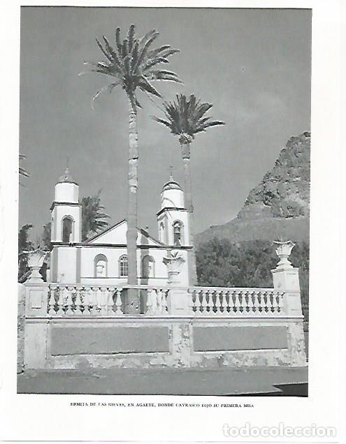 Cartoline: LAMINA 10283: Ermita de las Nieves en Agaete - Claudio de la Torre
