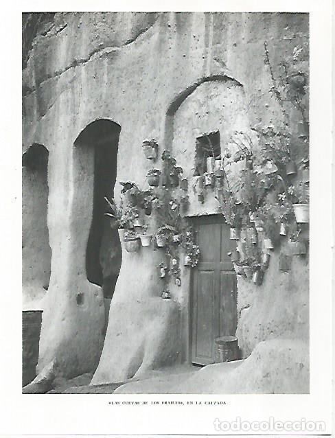 Postcards: LAMINA 10293: Cuevas de los Frailes en La Calzada - Claudio de la Torre