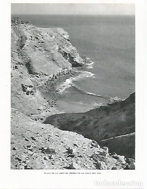 Cartoline: LAMINA 10347: Playa de la Cruz de Piedra - Claudio de la Torre