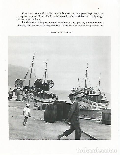 Cartoline: LAMINA 10403: Puerto de La Graciosa - Claudio de la Torre