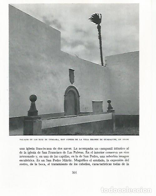 Postales: LAMINA 10328: Palacio de los Ruiz de Vergara en Telde - Claudio de la Torre