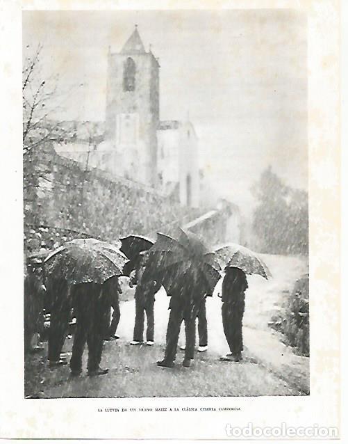 Postcards: LAMINA 10498: Lluvia en el Montseny - Josep Pla