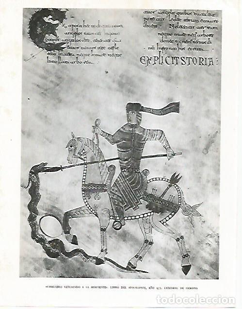 Cartoline: LAMINA 10464: Libro del Apocalipsis de la Catedral de Girona detalle - Josep Pla