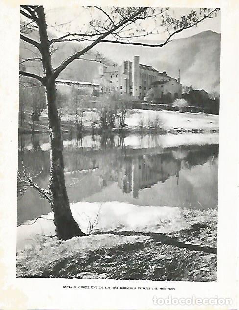 Cartoline: LAMINA 10495: Santa Fe del Montseny - Josep Pla