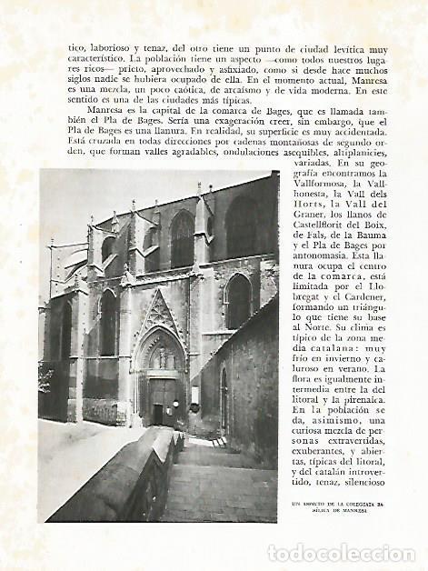 Postais: LAMINA 10544: Colegiata de la Basilica de Manresa - Josep Pla