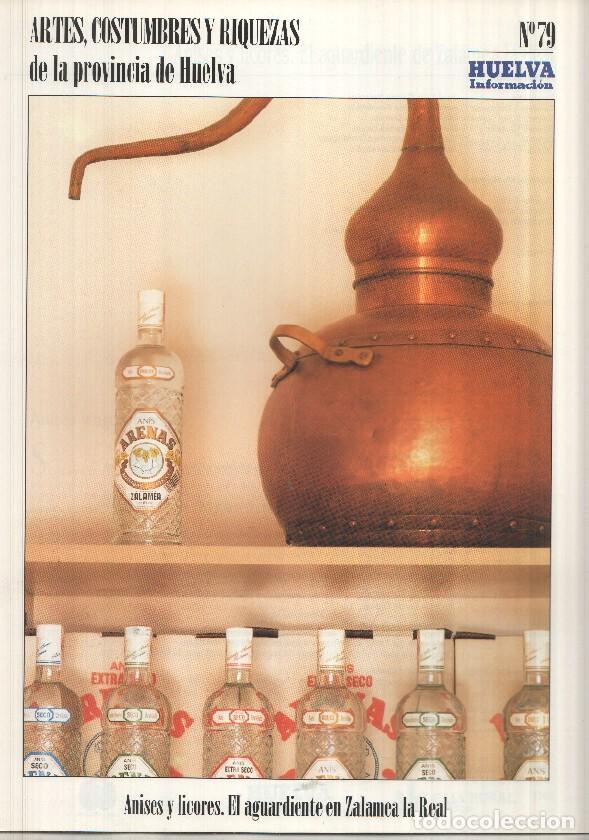 Cartes Postales: Artes, Costumbres y Riquezas de la provincia de Huelva numero 79: Anises y licores. El aguardiente e
