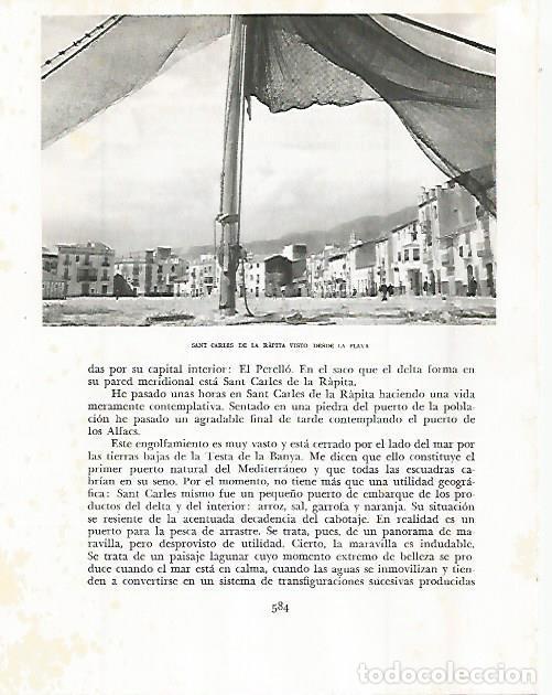 Postcards: LAMINA 10678: Playa de Sant Carles de la Rapita - Josep Pla