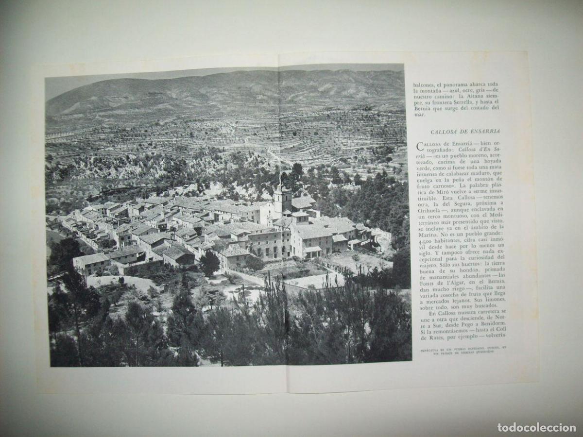 Postcards: LAMINA 21970: Vista de Penaguila - Joan Fuster
