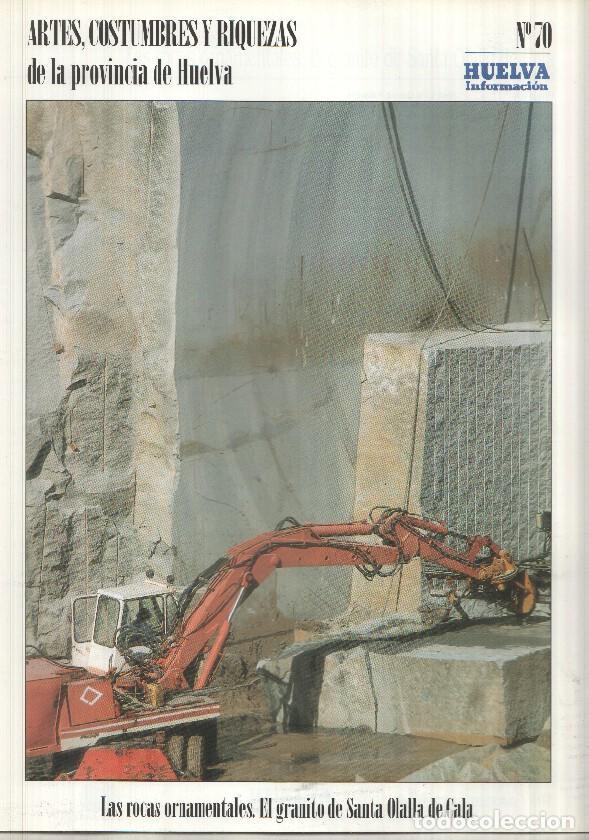 Postcards: Artes, Costumbres y Riquezas de la provincia de Huelva numero 70: Las rocas ornamentales. El granito