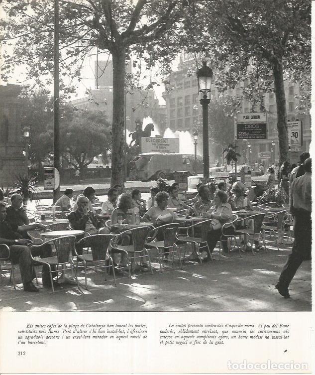 Cartes Postales: LAMINA 22096: Barcelona. Terraza en Plaza Catalunya - Josep Maria Espinas