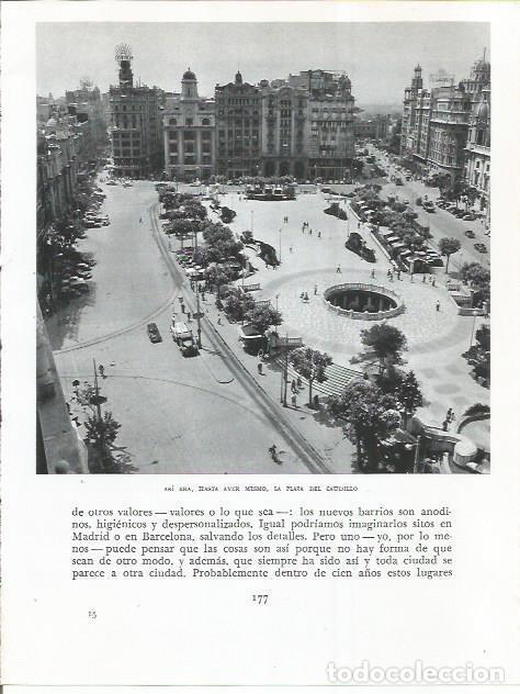 Postkarten: LAMINA 21850: Antigua Plaza del Caudillo en Valencia - Joan Fuster